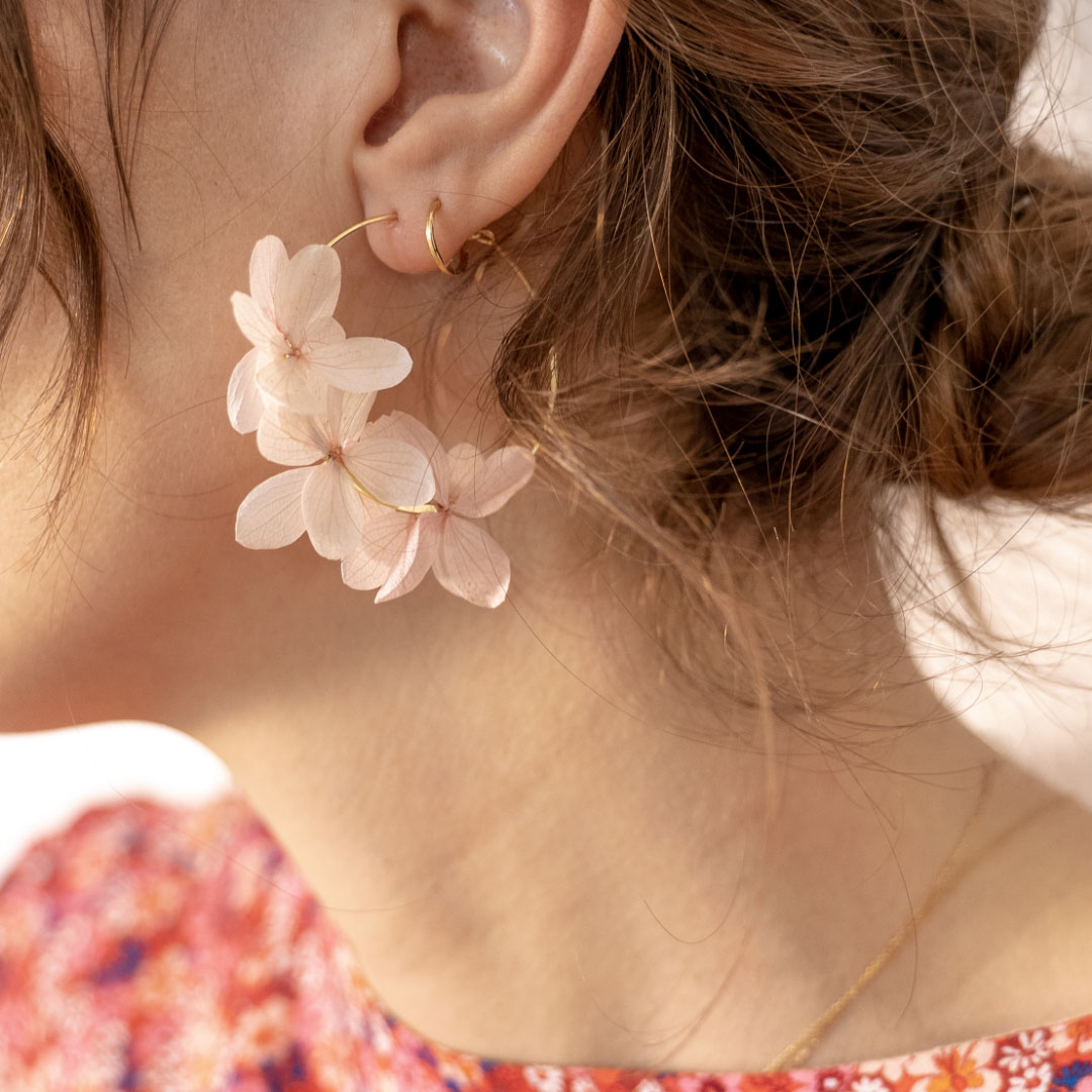 Boucles d'oreilles fleurs